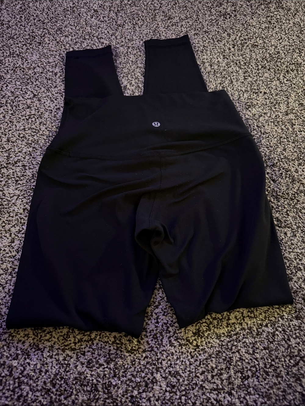 lululemon athletica Black High-Rise Leggings with Wide Waistband